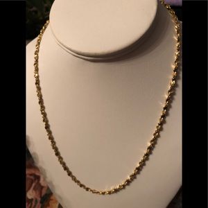 18” gold tone fashion chain necklace
